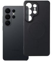 Juodas dėklas su kameros apsauga Samsung Galaxy S26 Ultra telefonui "Silicone Mag Cover"