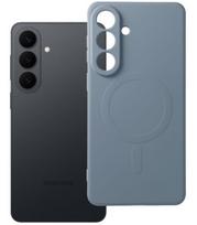 Šviesiai mėlynas dėklas su kameros apsauga Samsung Galaxy S26 Plus telefonui "Silicone Mag Cover"