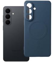 Mėlynas dėklas su kameros apsauga Samsung Galaxy S26 Plus telefonui "Silicone Mag Cover"
