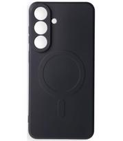 Juodas dėklas su kameros apsauga Samsung Galaxy S26 FE telefonui "Silicone Mag Cover"