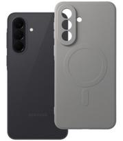 Pilka dėklas su kameros apsauga Samsung Galaxy A37 telefonui "Silicone Mag Cover"