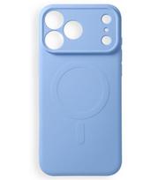 Šviesiai mėlynas dėklas su kameros apsauga Apple iPhone 17 Pro Max / 18 Pro Max telefonui "Silicone Mag Cover"