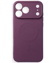 Bordo (Burgundy) dėklas su kameros apsauga Apple iPhone 17 Pro Max / 18 Pro Max telefonui "Silicone Mag Cover"