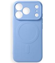 Šviesiai mėlynas dėklas su kameros apsauga Apple iPhone 17 Pro / 18 Pro telefonui "Silicone Mag Cover"