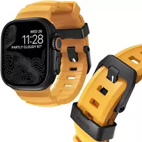 NOMAD Rocky Point juosta "Apple Watch" laikrodžiui 46mm/49mm geltonos/juodos spalvos