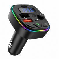 Automobilio Bluetooth FM siųstuvas su skambučių atsiliepimu, 1 vnt.