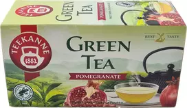„Teekanne“ „Teekanne Green Tea“ žaliosios arbatos granatų skonio, 20 t, 35 g