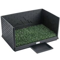 Šunų tualetas 75x51x36,5 cm Juodas plastikas
