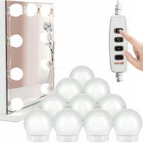 Led lemputės veidrodžiui, kosmetiniam staliukui makiažui, 10 vnt. ant usb juostos, 10w