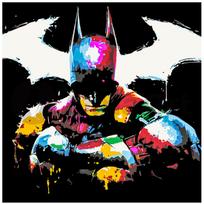 Piešimo rinkinys pagal skaičius Batman 3 40x40
