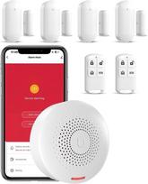 Sanjie Namų apsaugos signalizacijos sistema, 5 durų ir langų jutikliai, Wi-Fi