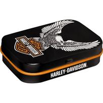 Mėtų saldainiai skardinėje dėžutėje »Harley-Davidson - Eagle Logo«, Nostalgic-Art