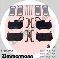 ZIMMERMANN 22565.155.2 Stabdžių trinkelių rinkinys, diskinis stabdys