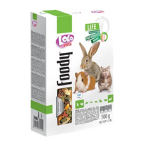 FOODY LIFE papildomas pašaras graužikams ir triušiams 500 g