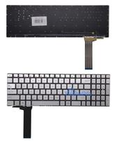 Klaviatūra ASUS N550J, JAV (sidabrinė)