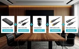 Išorinė vaizdo plokštė VivoLink Meeting Room Package small size rooms USB (BYOD-SMALL) | BYOD-SMALL | 5715328268401