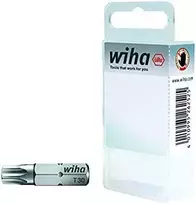 Grąžtas Wiha 7015 Z - 2 vnt. - Torx - T20 - T20 - chromo-vanadžio plienas - 2,5 cm