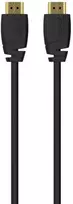 Sinox Beslag Sinox HDMI kabelis 4K60Hz+E. 2m. Juodas, 2 m, HDMI Type A (Standard), HDMI Type A (Standard), 18Gbit/s, garso grįžtamasis kanalas (ARC), juodas