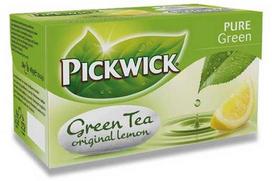 Arbata Pickwick Žalioji su citrina 20 pakelių, 20 pakelių/pak.