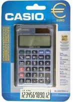 Casio SL-320TER+, Kišeninis, Bazinis, 12 skaitmenų, 1 eilutė, Baterija / Saulės energija, Mėlynas