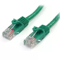 StarTech.com Cat5e jungiamasis kabelis su apsaugotais RJ45 kištukais - 3 m, žalias