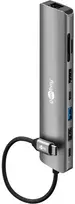 HUB USB Goobay Slim 8 prievadų USB koncentratorius su HDMI™ ir RJ45, 5Gbit/s