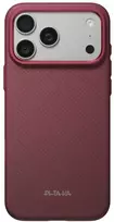 Dėklas PITAKA Summa Case, skirtas iPhone 18 Pro Max / 17 Pro Max, bordo spalvos