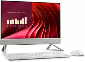 Stacionarus kompiuteris Dell 24 All-in-One Desktop MV38K - 60,5cm (23,8") FHD-Ekranas - i5-1334U, 8GB DDR5 RAM, 512GB SSD, UHD Grafik, W11 Home