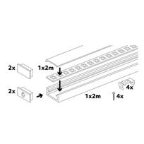 Profilis KOBI P01 Baltas