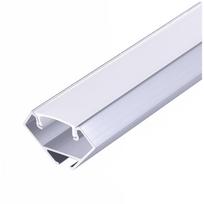 LED kampinis profilis KOBI N01 Anoduoto sidabro spalvos