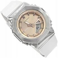 Laikrodis Casio G-Shock GM-S2110-7A9ER su baltu dirželiu