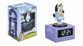 „Bluey“ 3D žadintuvas su naktine lempute, 15,6 cm, su garsu