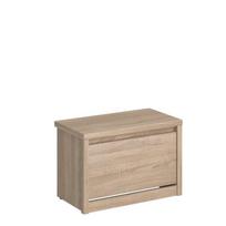 Batų spintelė Mebelbos Norton 1k, 66x36x45 cm, ruda