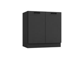 Virtuvinė spintelė Cosmo Design Anika, 80x45x82 cm, juoda