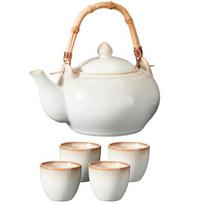 Excellent Houseware arbatos servizas, 5 dalių, pilkas