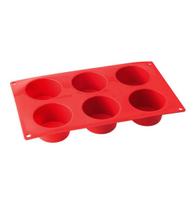 Dr. Oetker Flexxibel silikoninė keksiukų kepimo forma, 6 vnt.