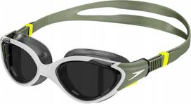 Plaukimo akiniai Speedo Biofuse 2.0 Polarised Women, pilki/geltoni