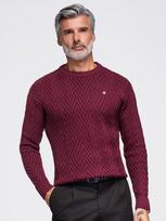 Megztinis vyrams Ombre OM-SWSW-0190, raudonas