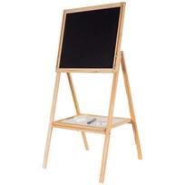 Natūrali dvipusė medinė magnetinė lenta - 3toysm