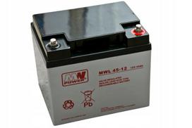 Akumuliatorius Mw Power Mwl 45-12 12v 45ah varžtas M6