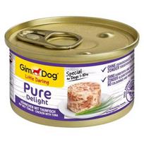 GIMDOG Little Darling Pure Delight Chicken with tuna - drėgnas ėdalas šunims - 85g