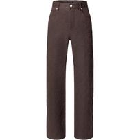 LOUIS VUITTON Monogram Embossed Skate Pants 1AHBM3 28 ruda