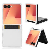 For Samsung Galaxy Z Flip 7 Cover Flip Diamond Wallet Case Anti drop Stand Protection Case for Galaxy Z Flip 7 Phone Case For Galaxy Z Flip 7 balta