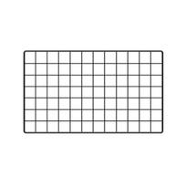 Metal Photo Wall Grid Shelf Detachable Pet Playpen Panel  for Pet Cages, Shelves, and Cabinets 60*30cm