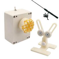 Fishing Rod Epoxy Glue Machine Professional Lure Fishing Rod Winding Machine 0-40 Rpm DIY Fishing Rod Building Kit For Fishing beige