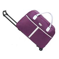 Didelės talpos lengvas moteriškas rankinis lagaminas kelionei 22-inch (Medium) violetinė