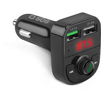 Sbs FM transmitter/car charger 2xUSB 15W TECARFM2USB