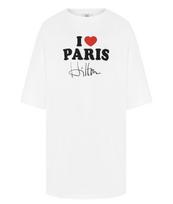 NWT RARE ICONIC Vetements I LOVE PARIS “HILTON” White T-Shirt L Very Oversized Unisex T-Shirt M black