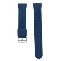 FKM gumos gofruota laikrodžio apyrankė 18mm 20mm 22mm Fluoro kaučiuko Universalus Nardytojo Vandeniui atspari Patogi Sportinė Greito atsegimo Laikrodžio apyrankės 20mm mėlyna