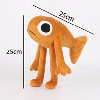 25Cm Kawaii Le Poisson Steve Plush Toy Cute Plushies Anime Game Peripherial Cartoon Doll Collection Gifts Birthday Xmas Hallowee orange